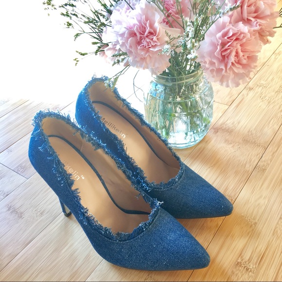 Denim high heel - Picture 5 of 6
